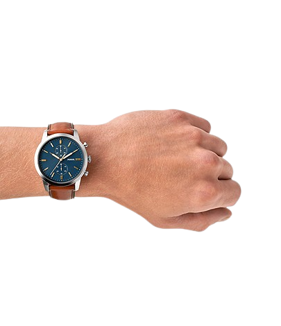 Fossil Townsman Brown Leather Watch - FS5279